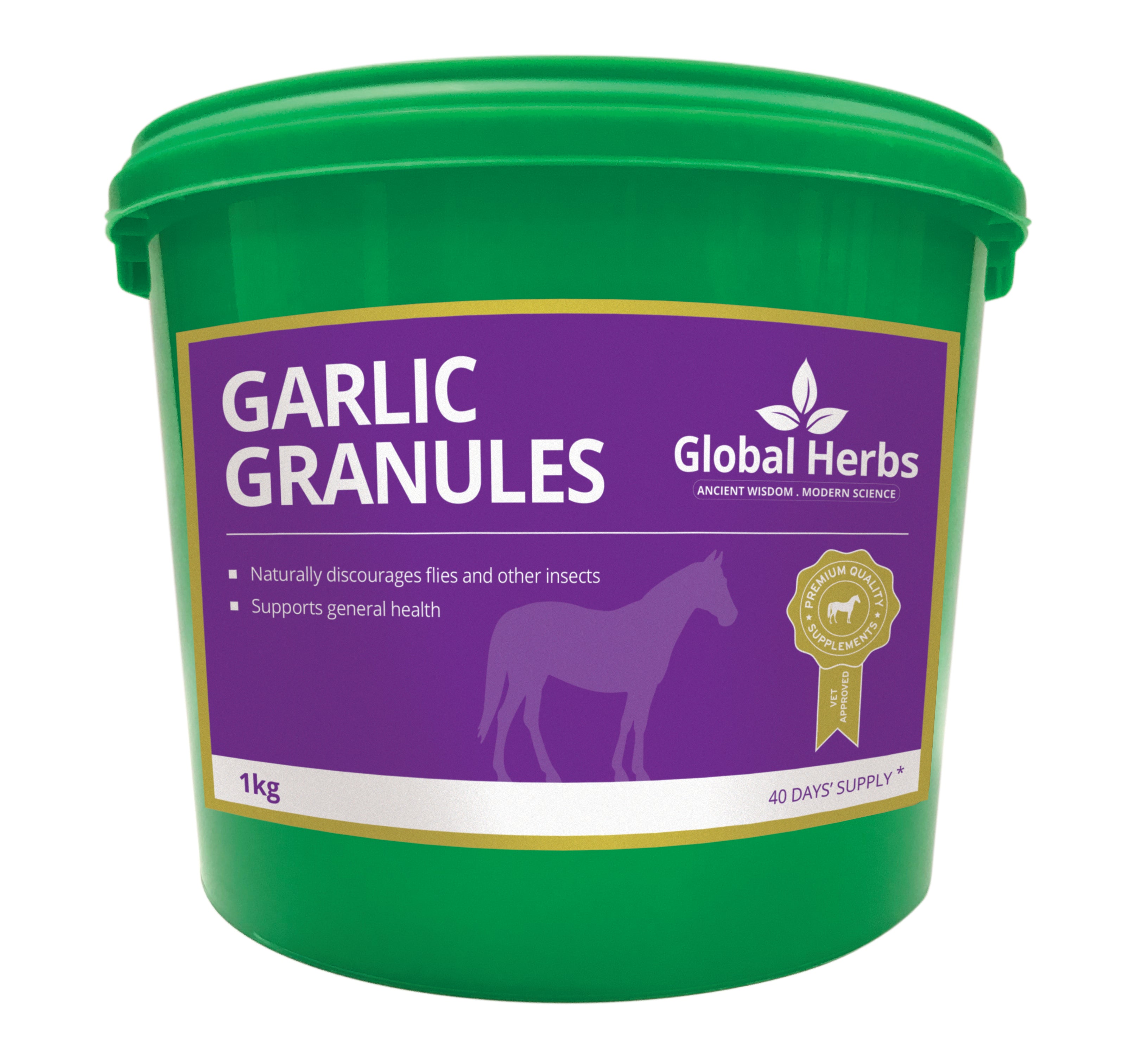 Global Herbs Garlic Granules in tub - 1KG
