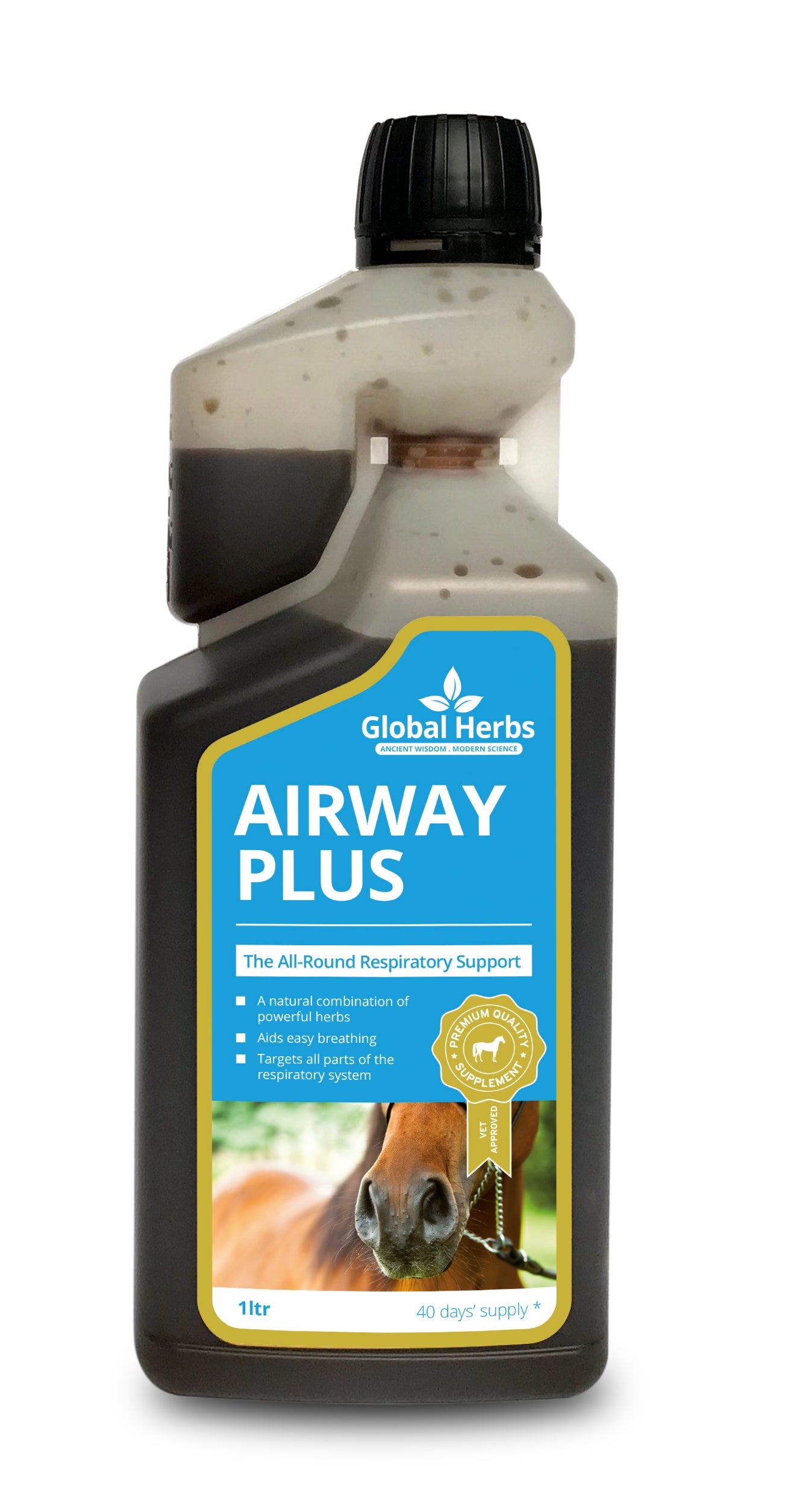 Global Herbs Airway Plus Liquid - 1LTR