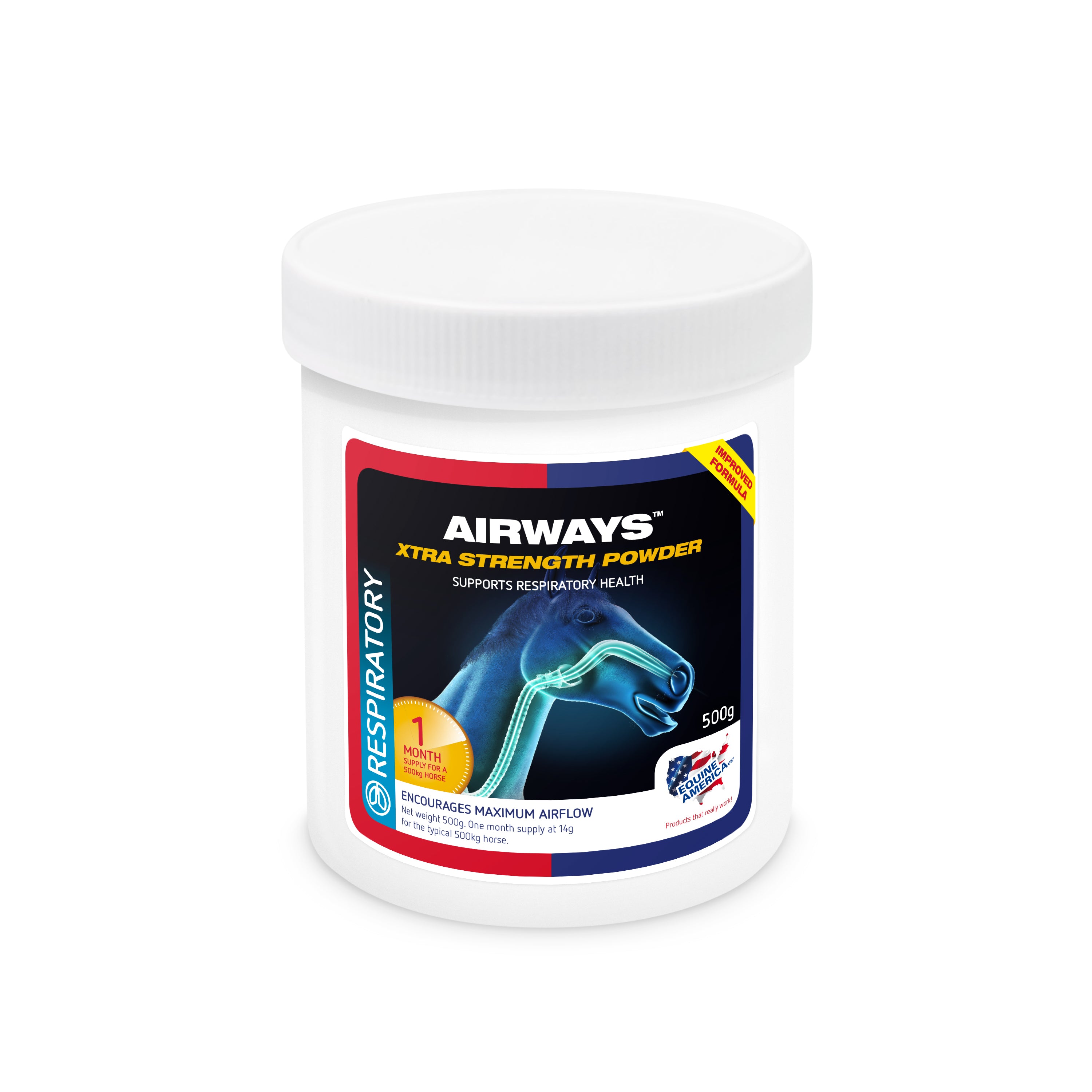 Equine America Airways Xtra Powder 500gm